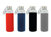 LIKEME - Glass Bottle w/ Neoprene Pouch (500ml)