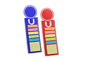 Bookmark with Sticky Notes & Ruler