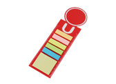 Bookmark with Sticky Notes & Ruler